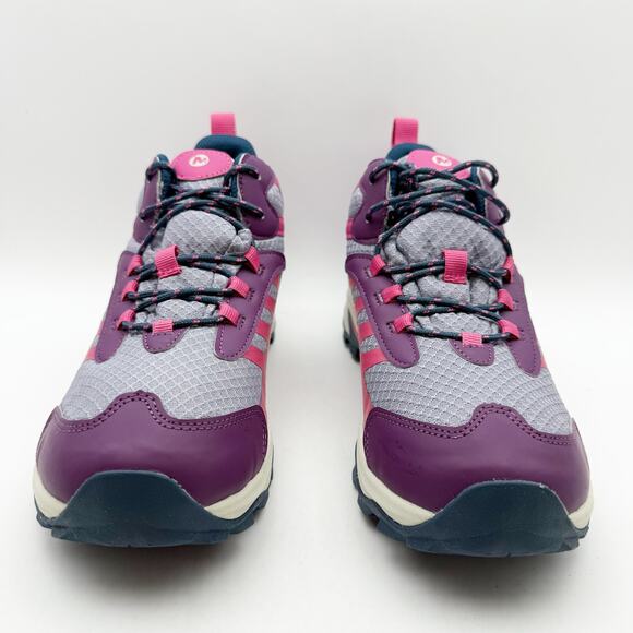 Merrell Kids Moab Speed 2 Mid Hiking Sneakers US 7 M Pink Purple Waterproof NIB - Picture 6 of 12